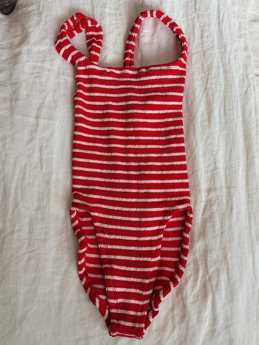 Hunza G Square Neck Striped Suit - Picture 3 of 5